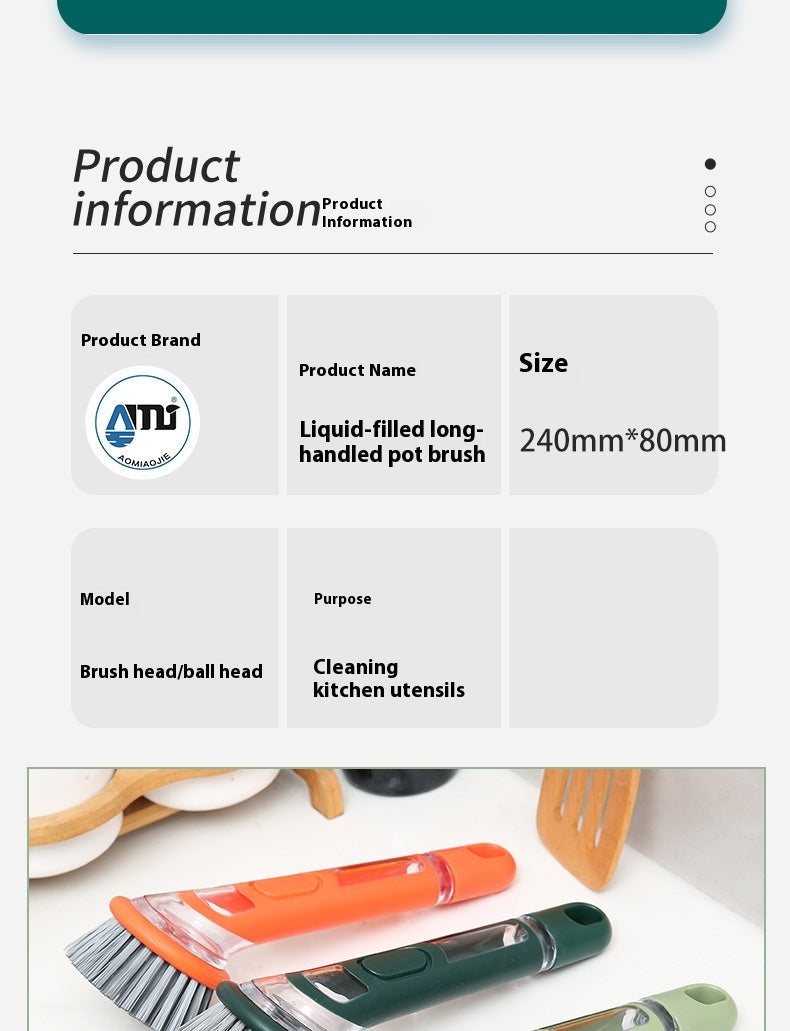 Long Handle Kitchen Brush