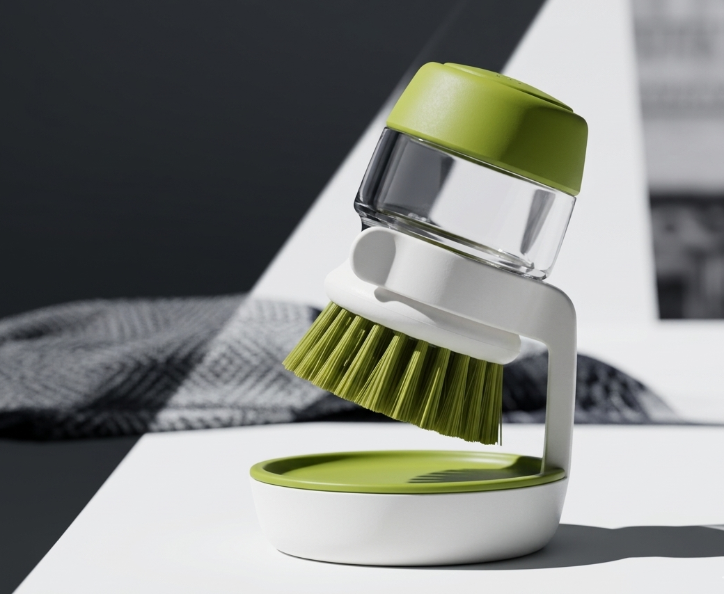 Kartance™ Soap Dispensing Dish Brush – Clean Faster, Use Less Soap
